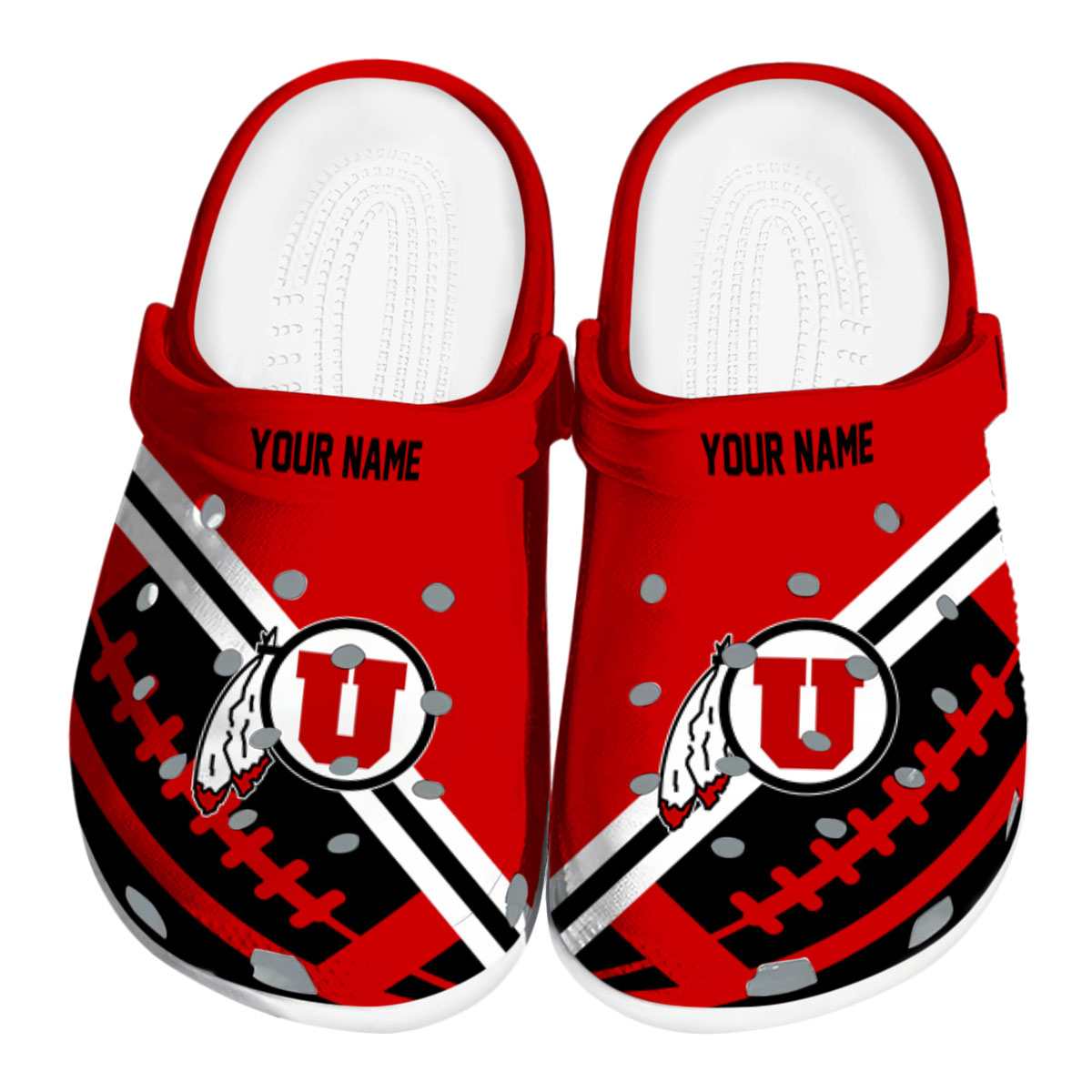 Utah Utes 2025 NCAA Sport Crocs Clogs For Men Women and Kids - GNL1465156