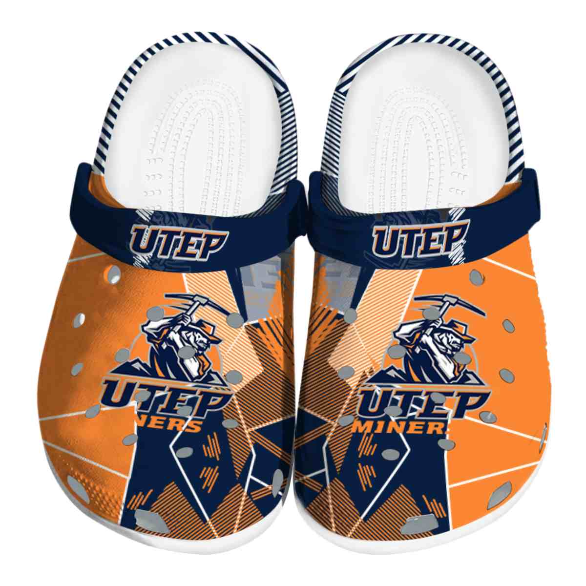 UTEP Miners 2025 NCAA Sport Crocs Clogs For Men Women and Kids - GNL1465149
