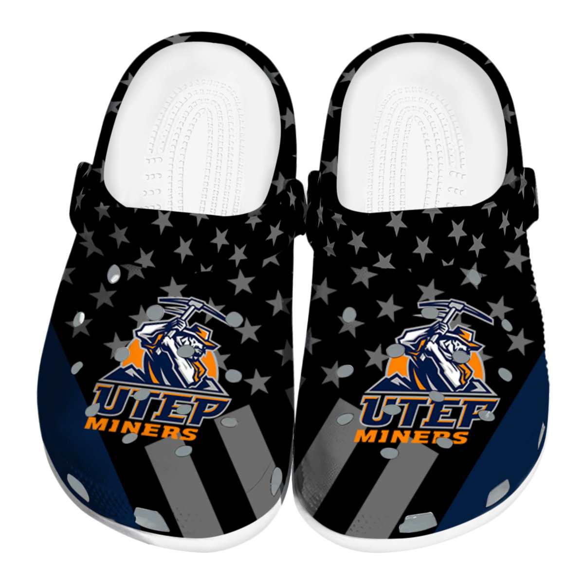 UTEP Miners 2025 NCAA Sport Crocs Clogs For Men Women and Kids - GNL1465146