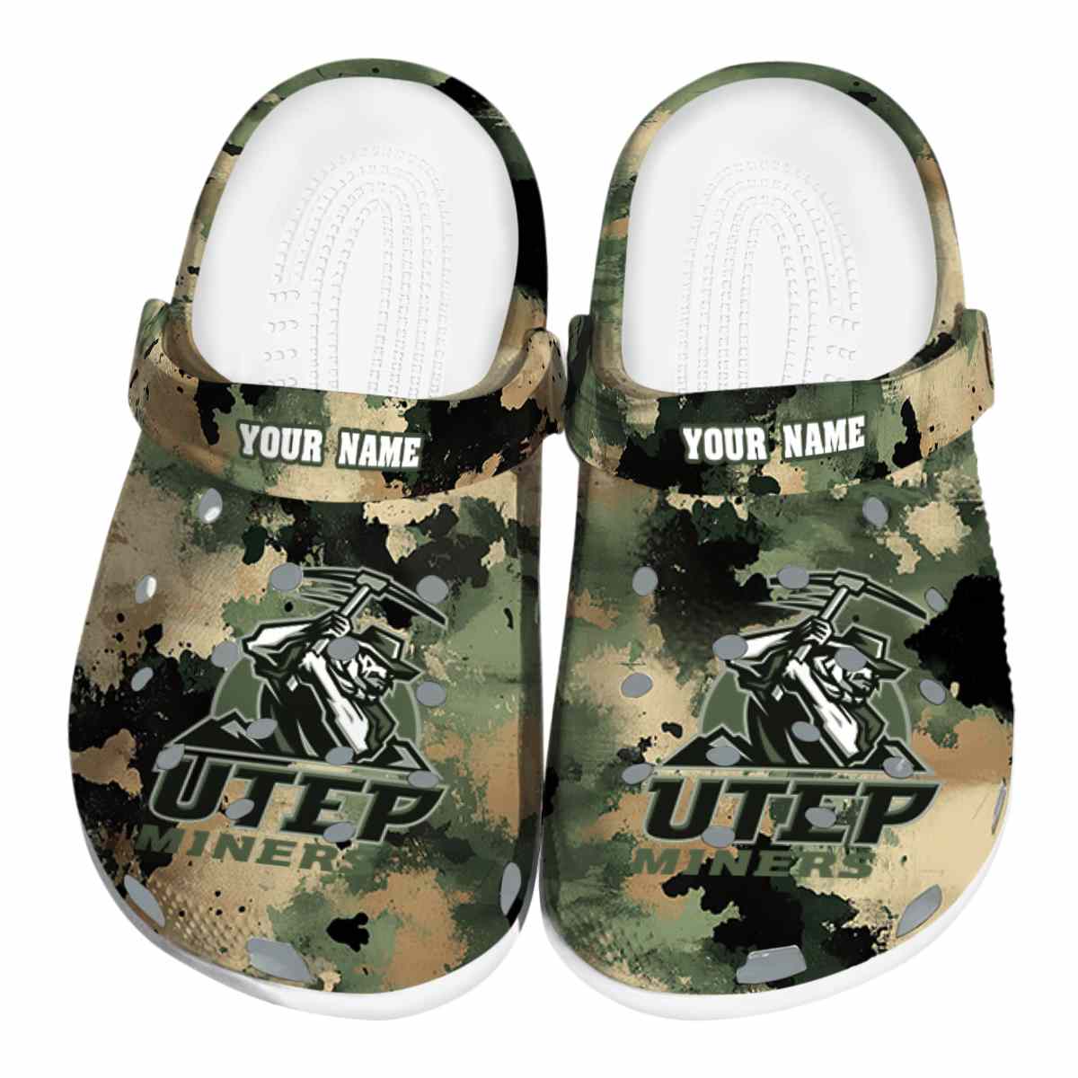 UTEP Miners 2025 NCAA Sport Crocs Clogs For Men Women and Kids - GNL1465195