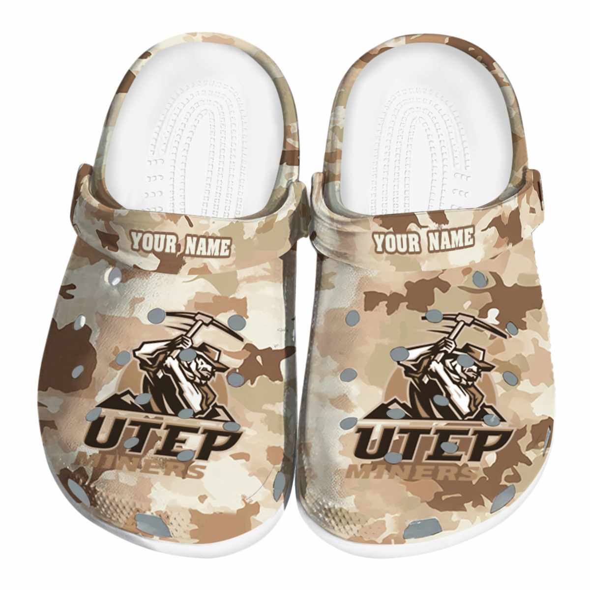 UTEP Miners 2025 NCAA Sport Crocs Clogs For Men Women and Kids - GNL1465175