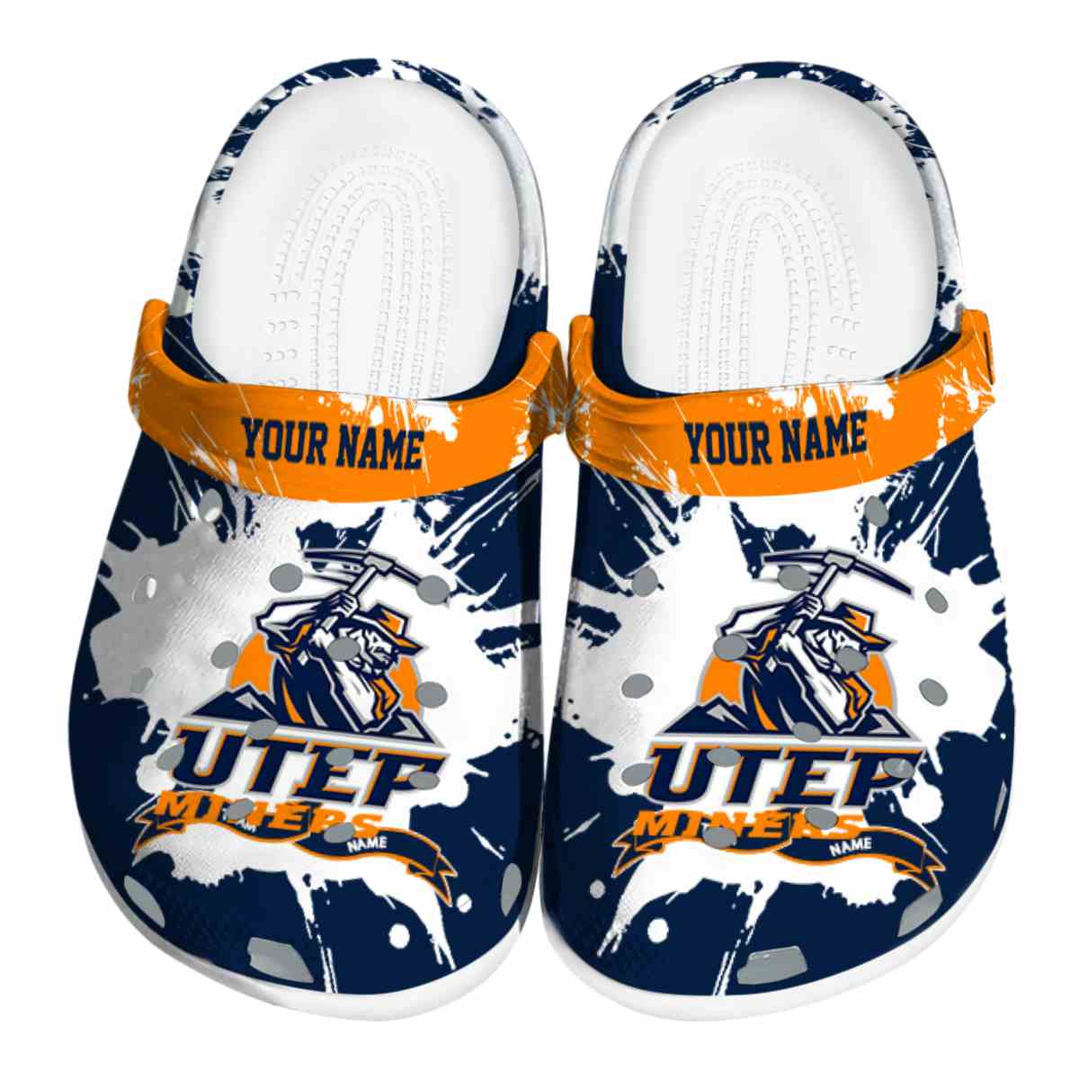 UTEP Miners 2025 NCAA Sport Crocs Clogs For Men Women and Kids - GNL1465190