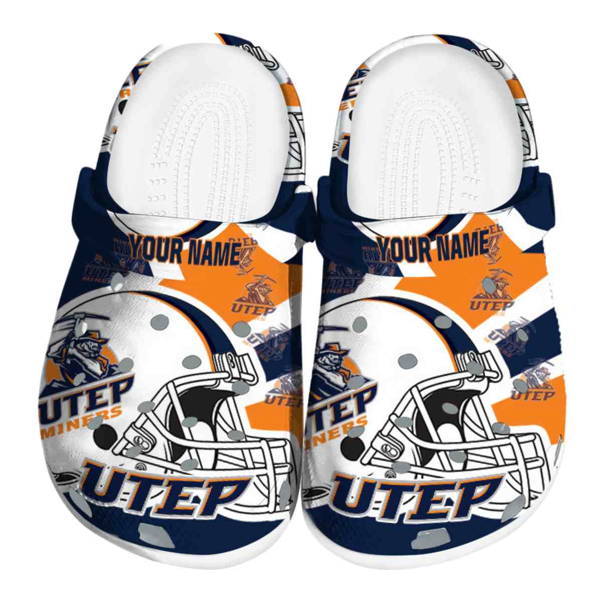 UTEP Miners 2025 NCAA Sport Crocs Clogs For Men Women and Kids - GNL1465194