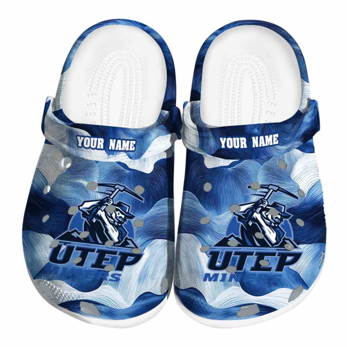 UTEP Miners 2025 NCAA Sport Crocs Clogs For Men Women and Kids - GNL1465185