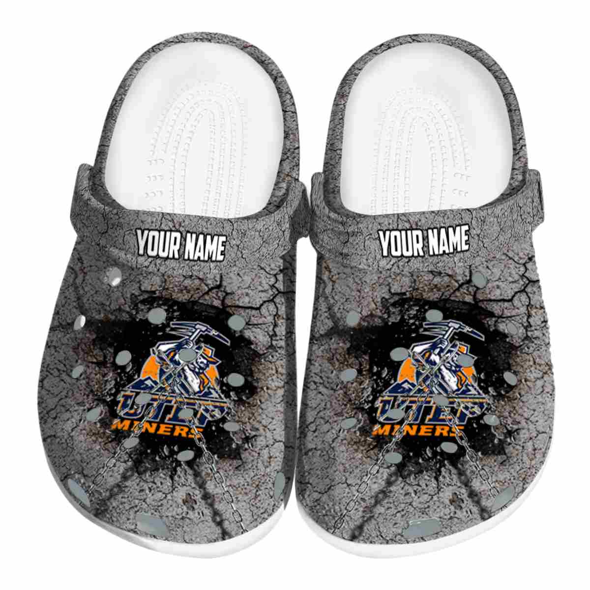 UTEP Miners 2025 NCAA Sport Crocs Clogs For Men Women and Kids - GNL1465197