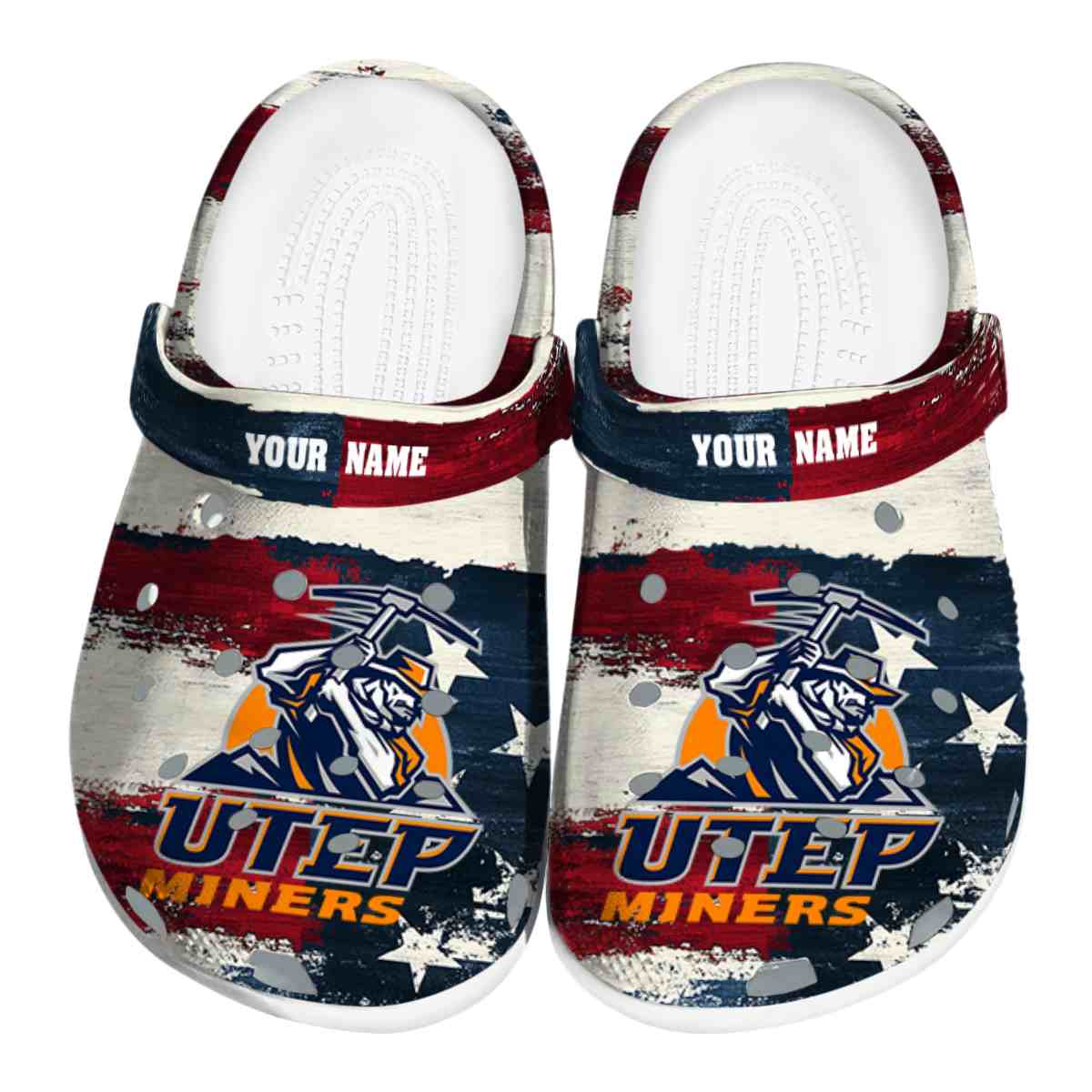 UTEP Miners 2025 NCAA Sport Crocs Clogs For Men Women and Kids - GNL1465198