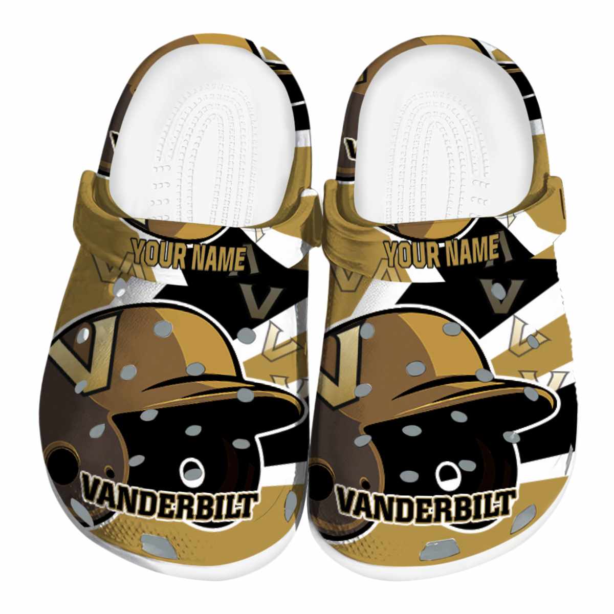 Vanderbilt Commodores 2025 NCAA Sport Crocs Clogs For Men Women and Kids - GNL1465256