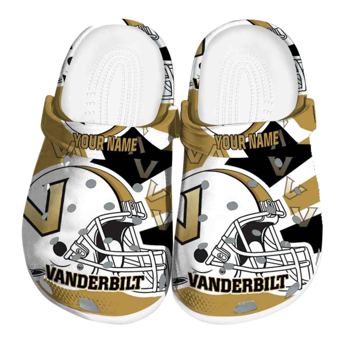 Vanderbilt Commodores 2025 NCAA Sport Crocs Clogs For Men Women and Kids - GNL1465241