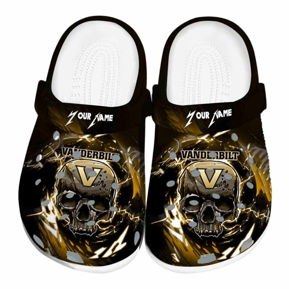 Vanderbilt Commodores 2025 NCAA Sport Crocs Clogs For Men Women and Kids - GNL1465255