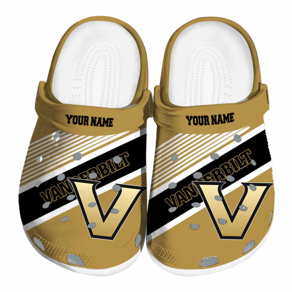 Vanderbilt Commodores 2025 NCAA Sport Crocs Clogs For Men Women and Kids - GNL1465249