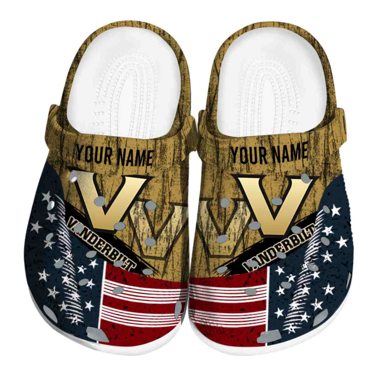 Vanderbilt Commodores 2025 NCAA Sport Crocs Clogs For Men Women and Kids - GNL1465252