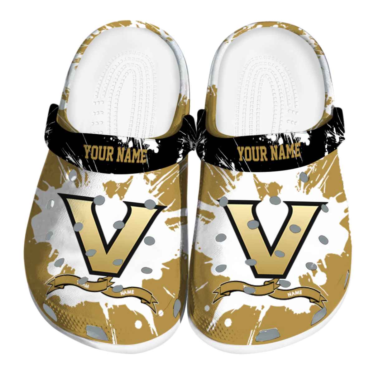 Vanderbilt Commodores 2025 NCAA Sport Crocs Clogs For Men Women and Kids - GNL1465253