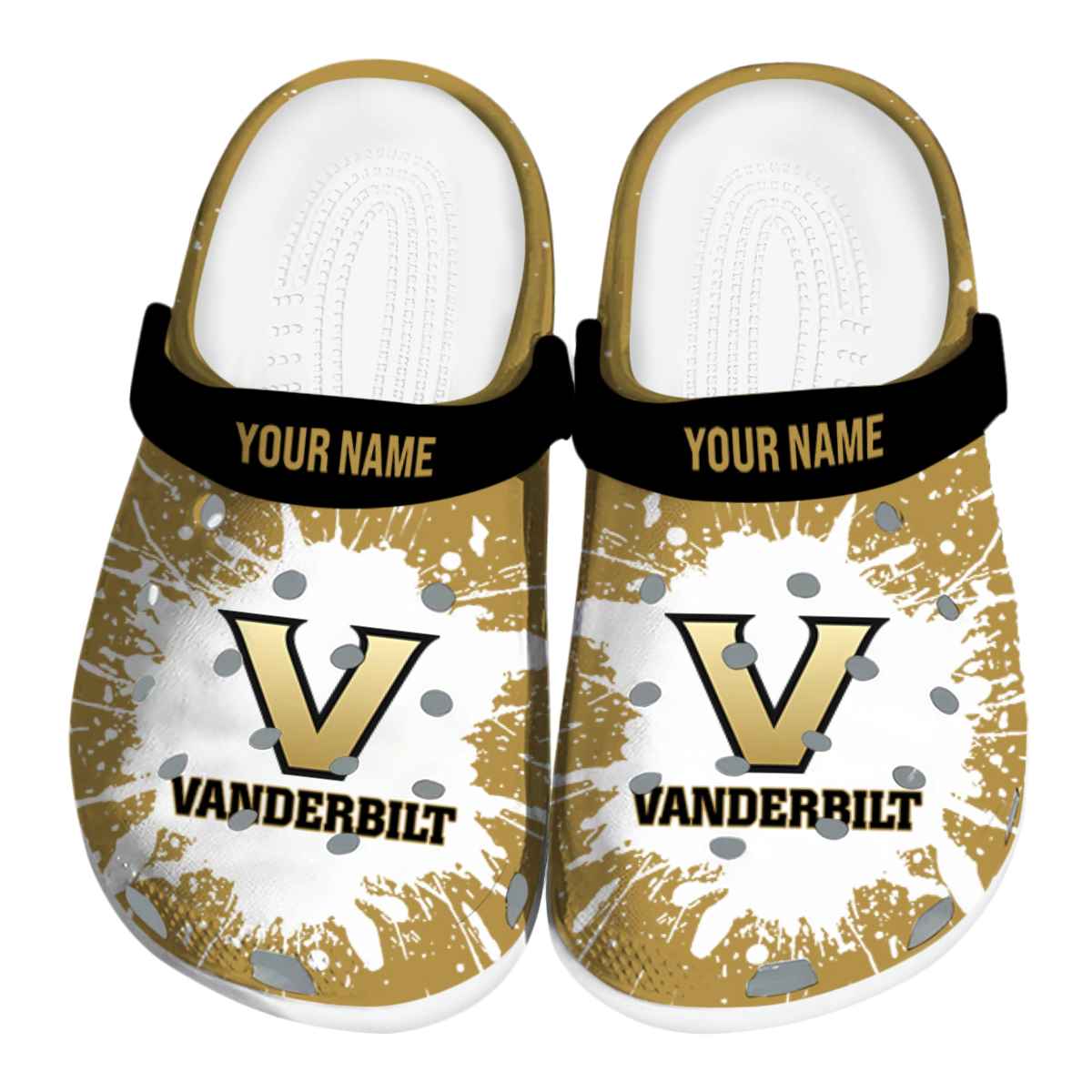 Vanderbilt Commodores 2025 NCAA Sport Crocs Clogs For Men Women and Kids - GNL1465261