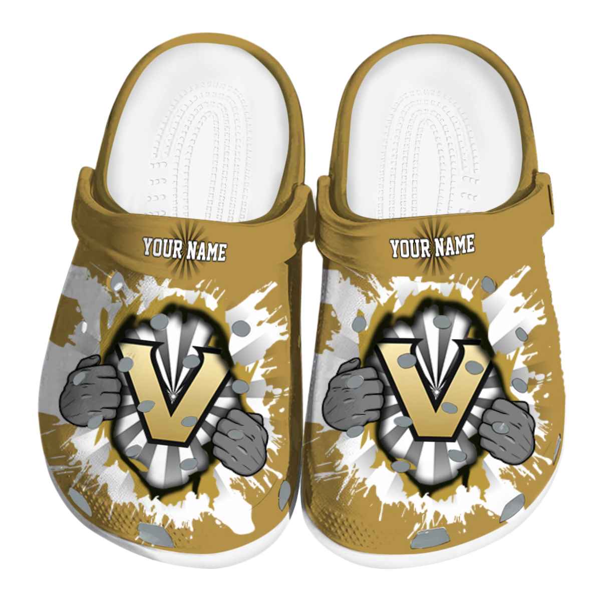 Vanderbilt Commodores 2025 NCAA Sport Crocs Clogs For Men Women and Kids - GNL1465264