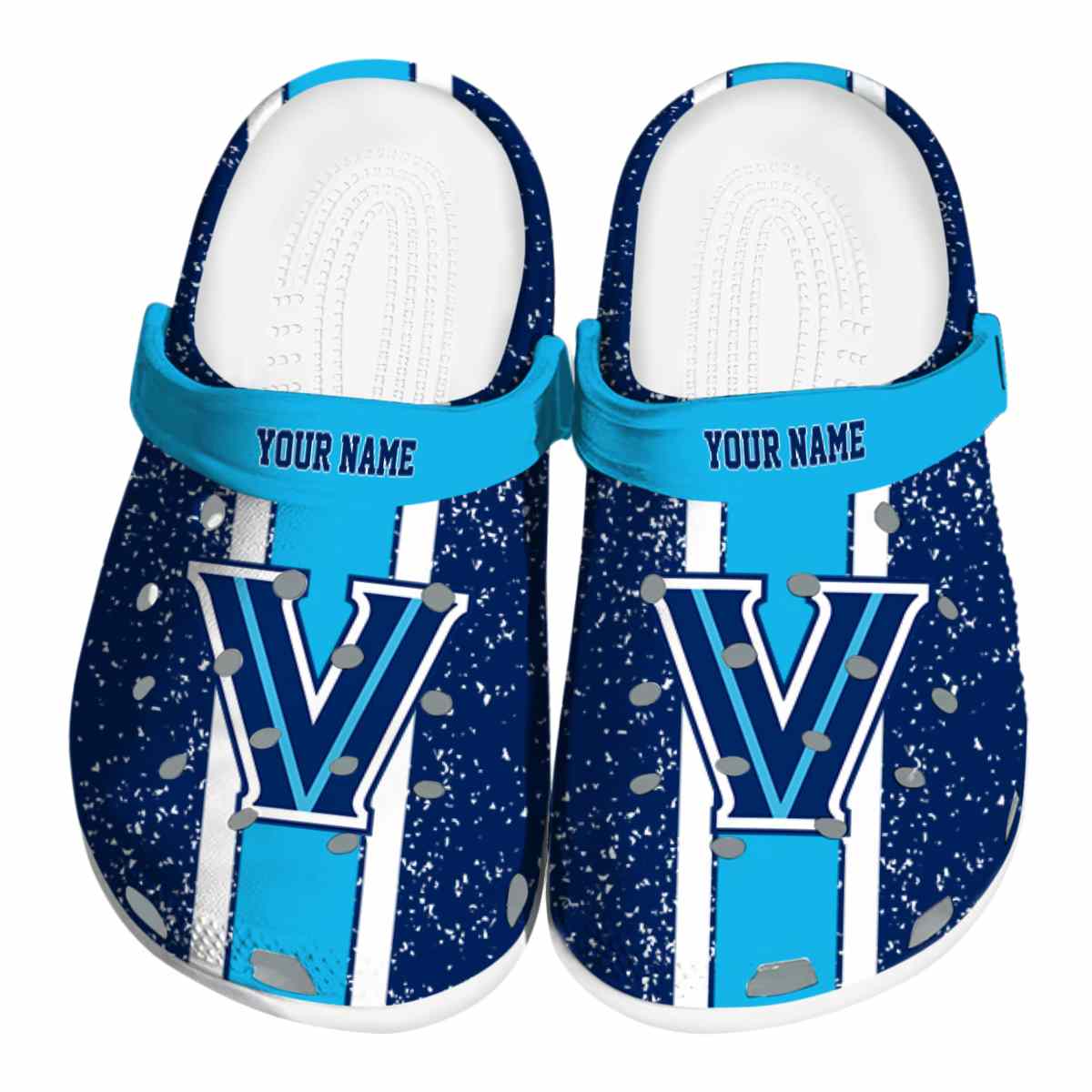Villanova Wildcats 2025 NCAA Sport Crocs Clogs For Men Women and Kids - GNL1465269