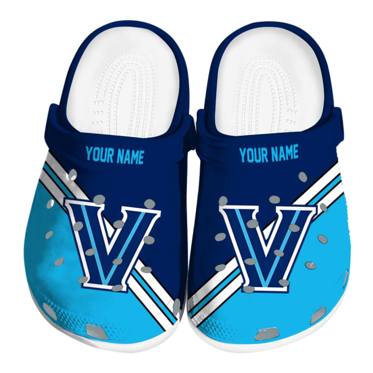 Villanova Wildcats 2025 NCAA Sport Crocs Clogs For Men Women and Kids - GNL1465291