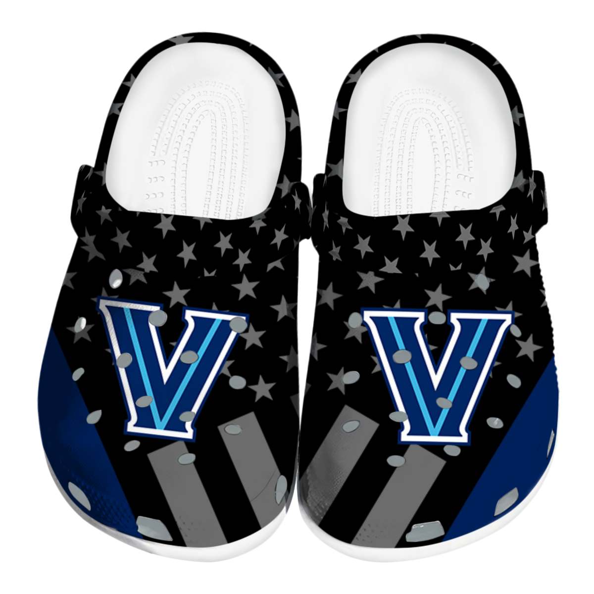 Villanova Wildcats 2025 NCAA Sport Crocs Clogs For Men Women and Kids - GNL1465286