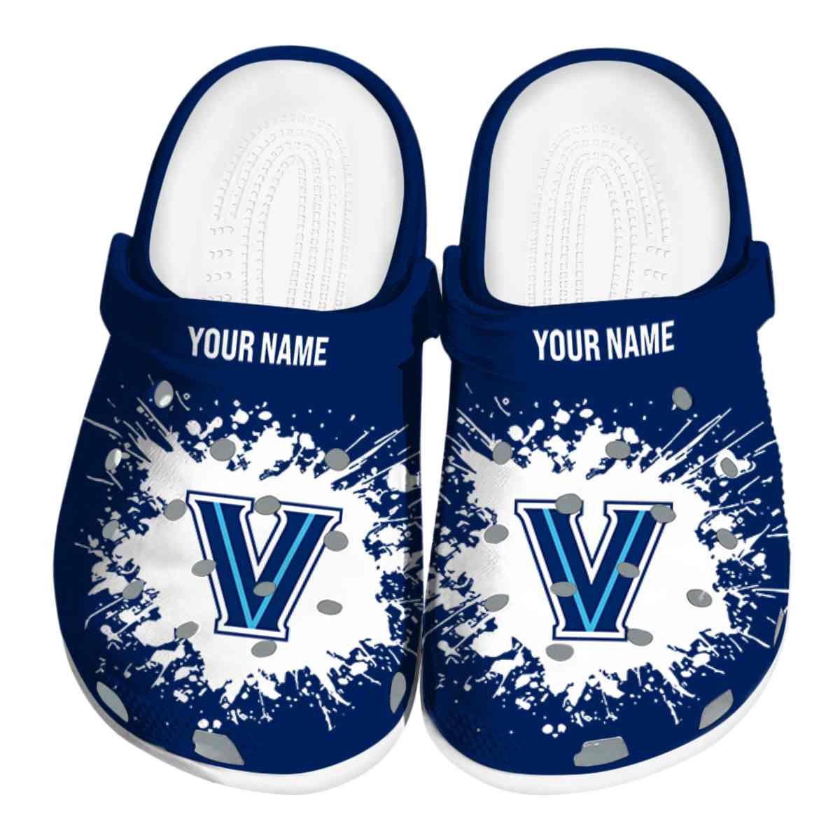 Villanova Wildcats 2025 NCAA Sport Crocs Clogs For Men Women and Kids - GNL1465284