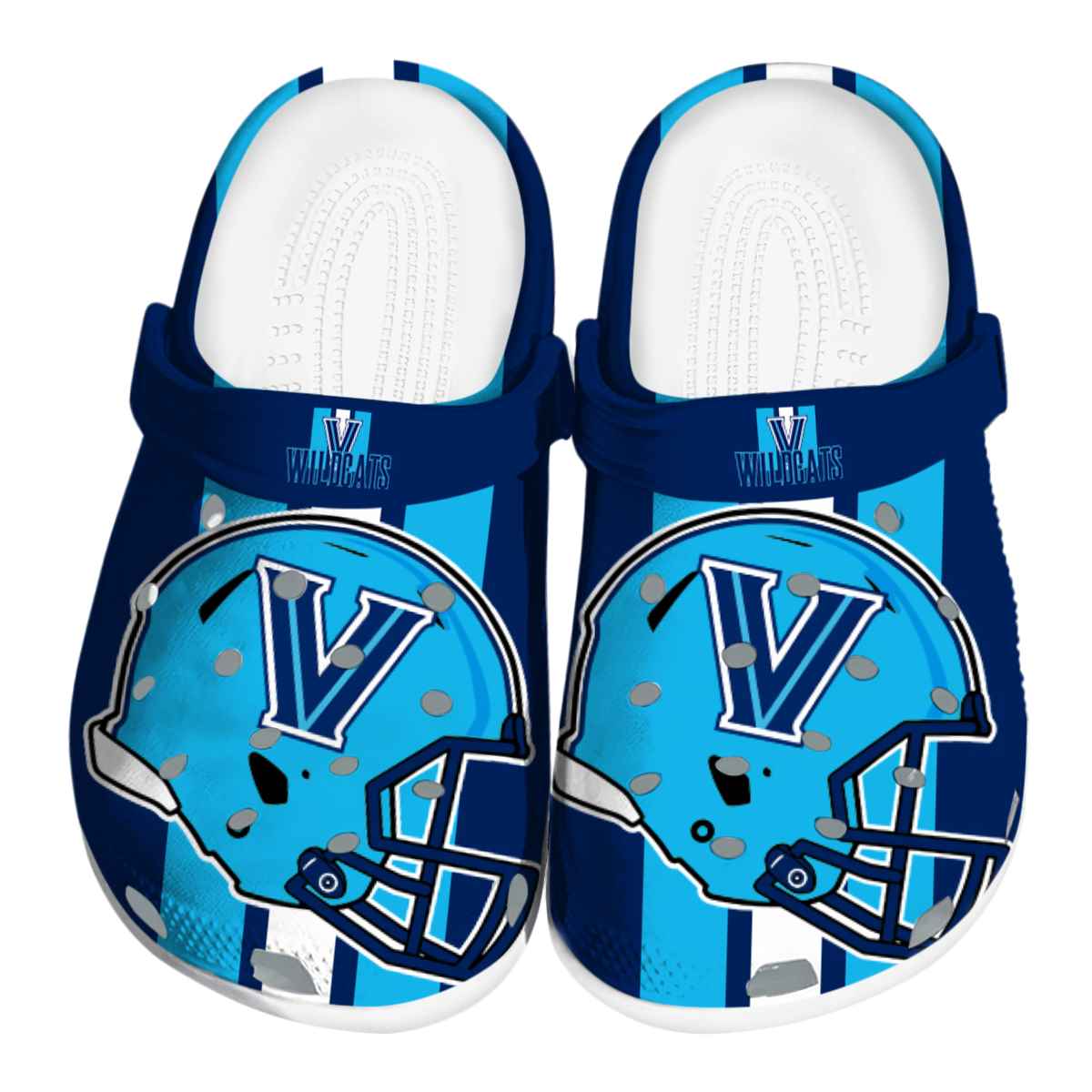 Villanova Wildcats 2025 NCAA Sport Crocs Clogs For Men Women and Kids - GNL1465271