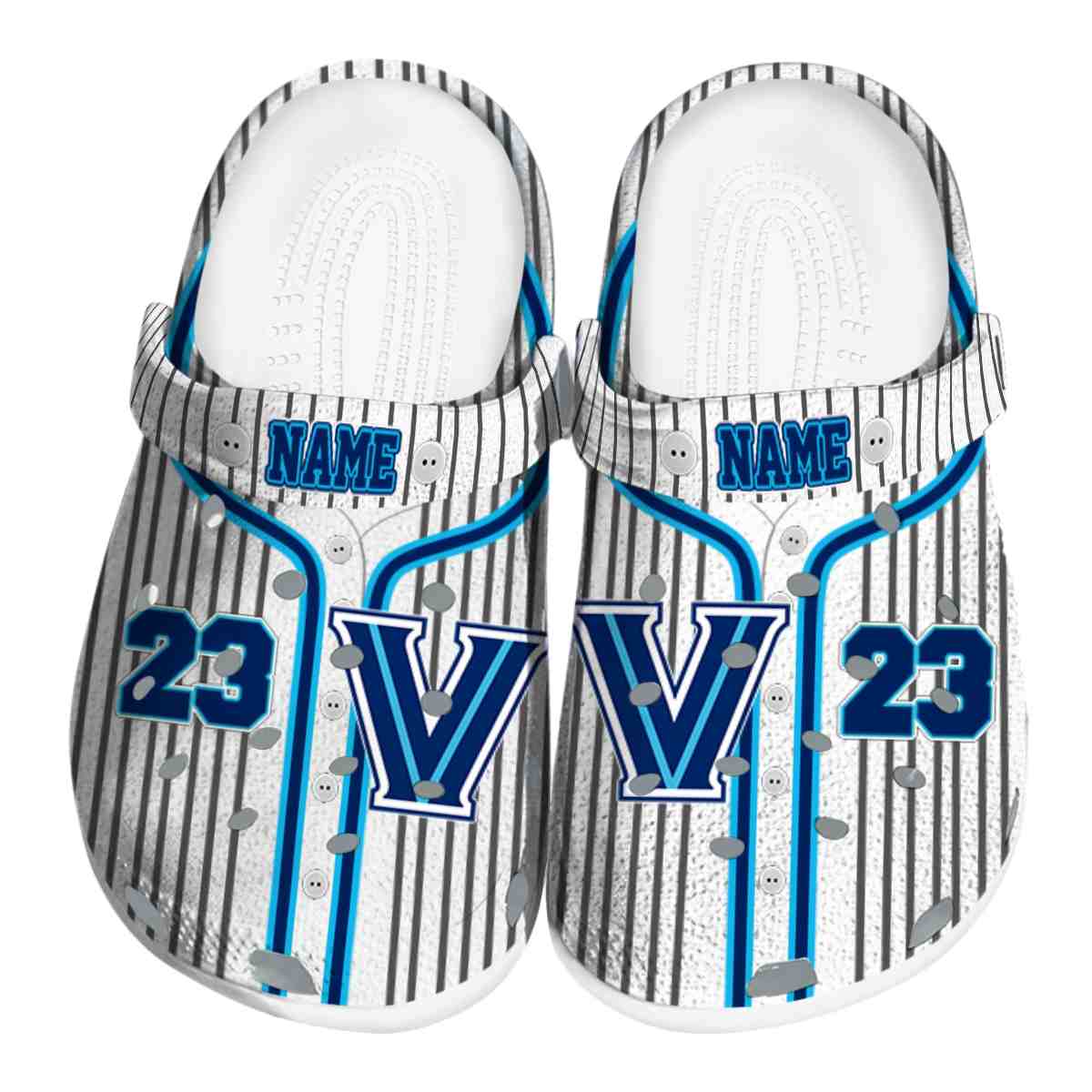 Villanova Wildcats 2025 NCAA Sport Crocs Clogs For Men Women and Kids - GNL1465285
