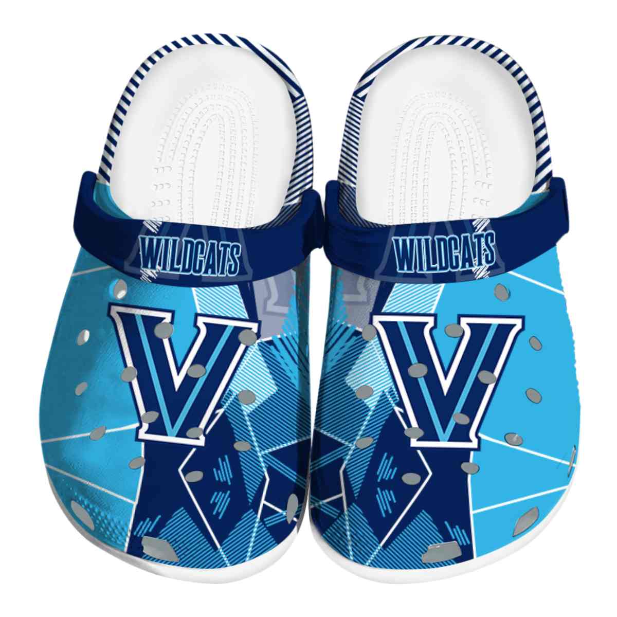 Villanova Wildcats 2025 NCAA Sport Crocs Clogs For Men Women and Kids - GNL1465280
