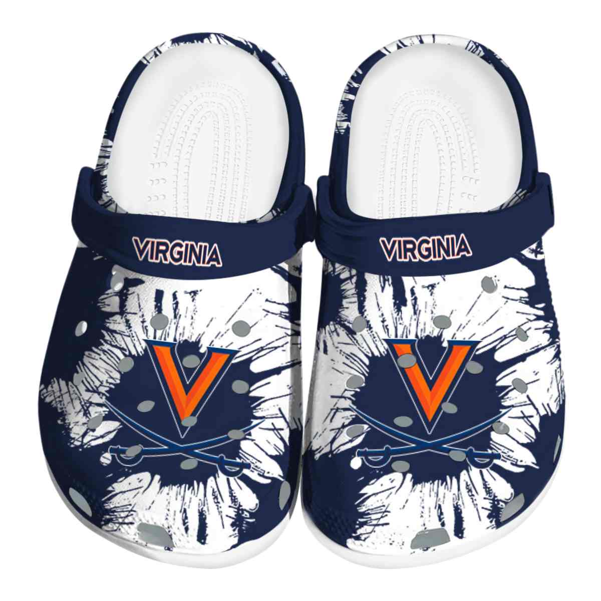 Virginia Cavaliers 2025 NCAA Sport Crocs Clogs For Men Women and Kids - GNL1465308