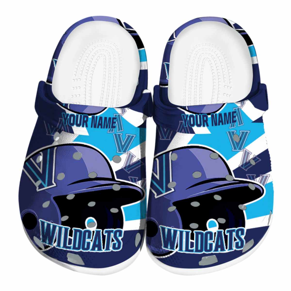 Villanova Wildcats 2025 NCAA Sport Crocs Clogs For Men Women and Kids - GNL1465305