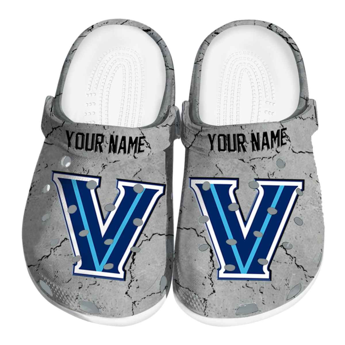 Villanova Wildcats 2025 NCAA Sport Crocs Clogs For Men Women and Kids - GNL1465302