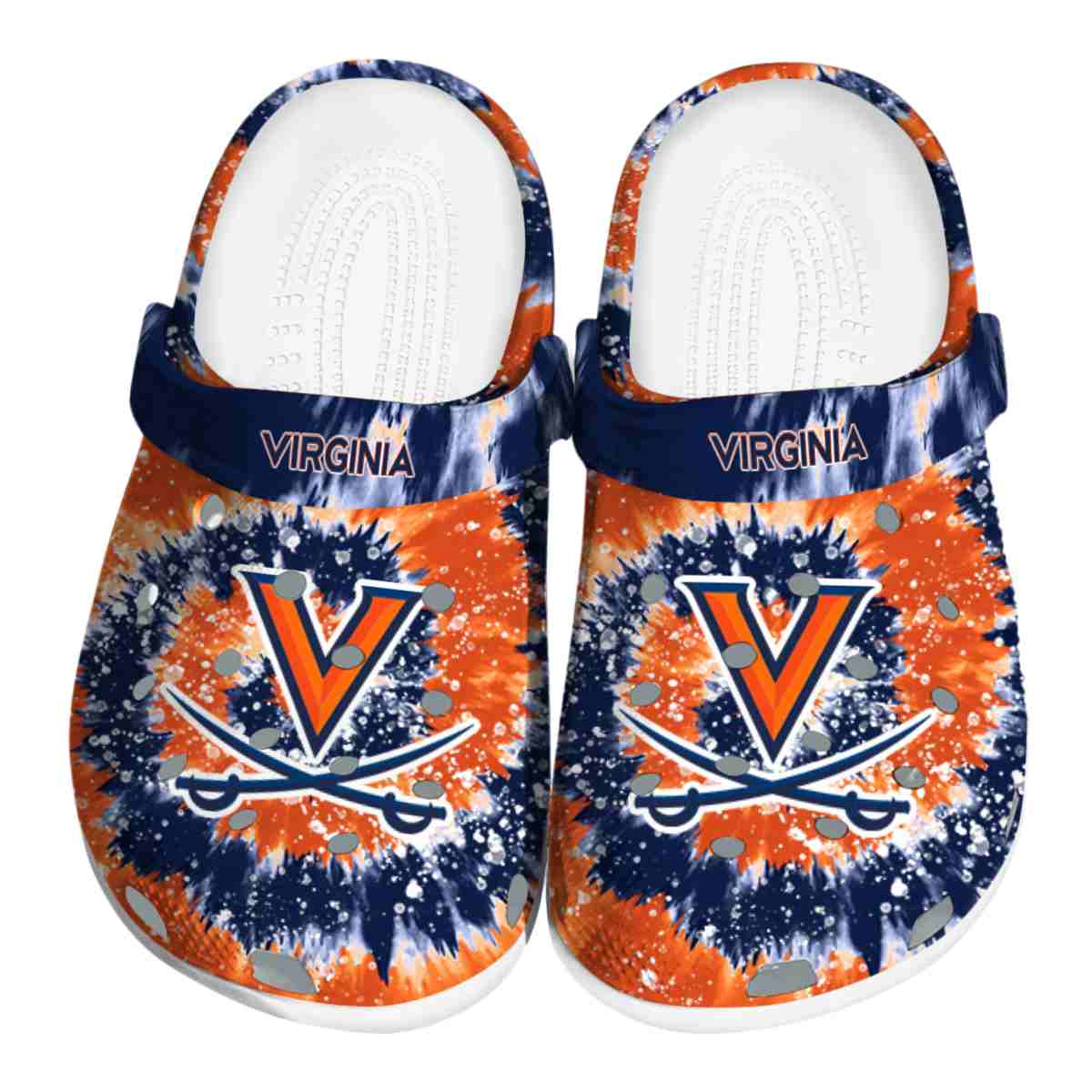 Virginia Cavaliers 2025 NCAA Sport Crocs Clogs For Men Women and Kids - GNL1465306