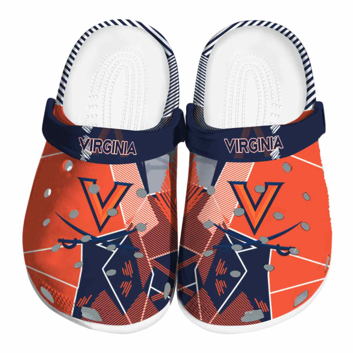 Virginia Cavaliers 2025 NCAA Sport Crocs Clogs For Men Women and Kids - GNL1465294