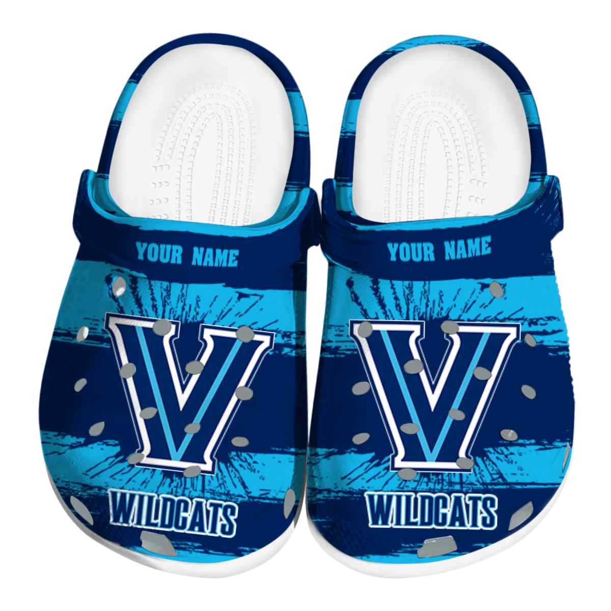 Villanova Wildcats 2025 NCAA Sport Crocs Clogs For Men Women and Kids - GNL1465311