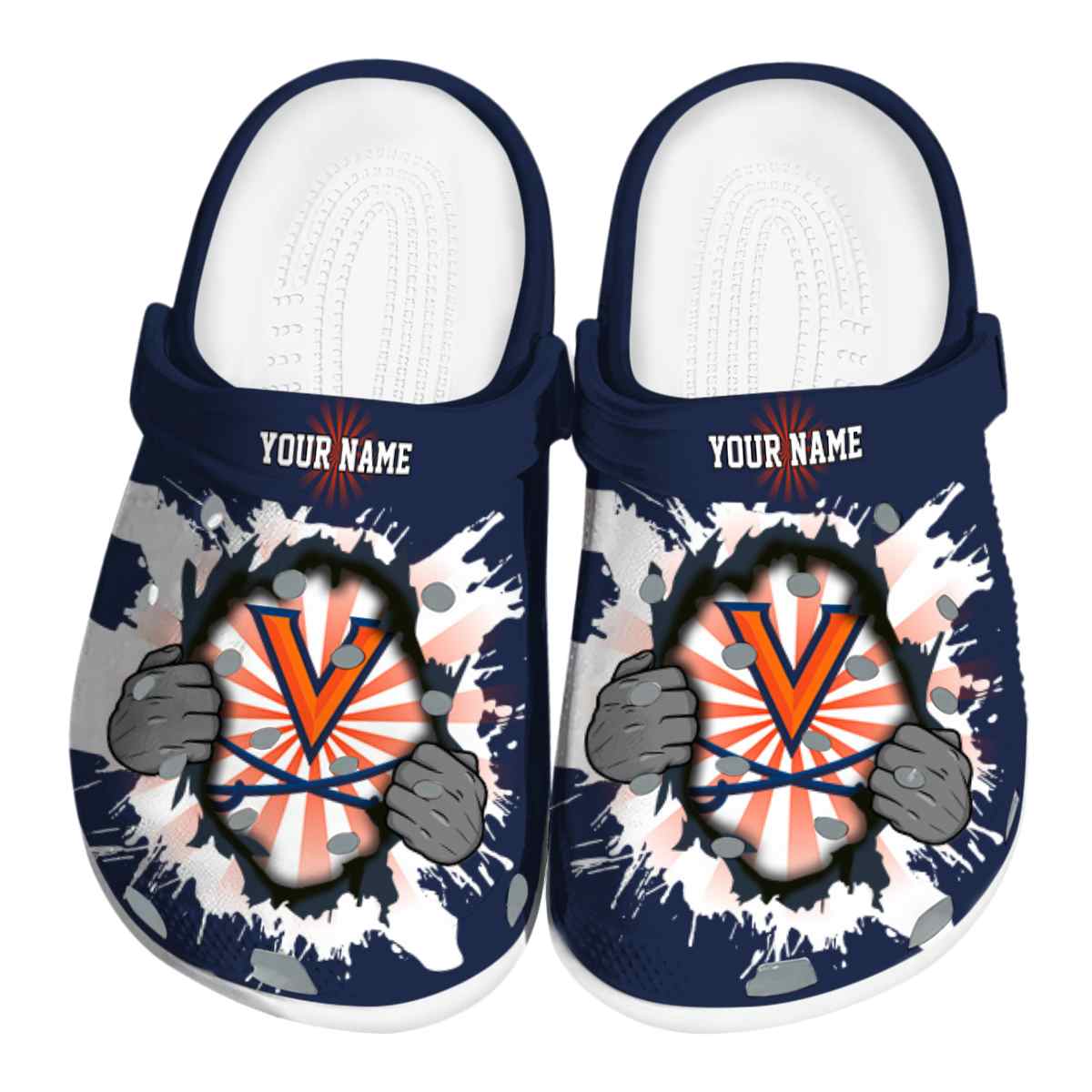 Virginia Cavaliers 2025 NCAA Sport Crocs Clogs For Men Women and Kids - GNL1465350