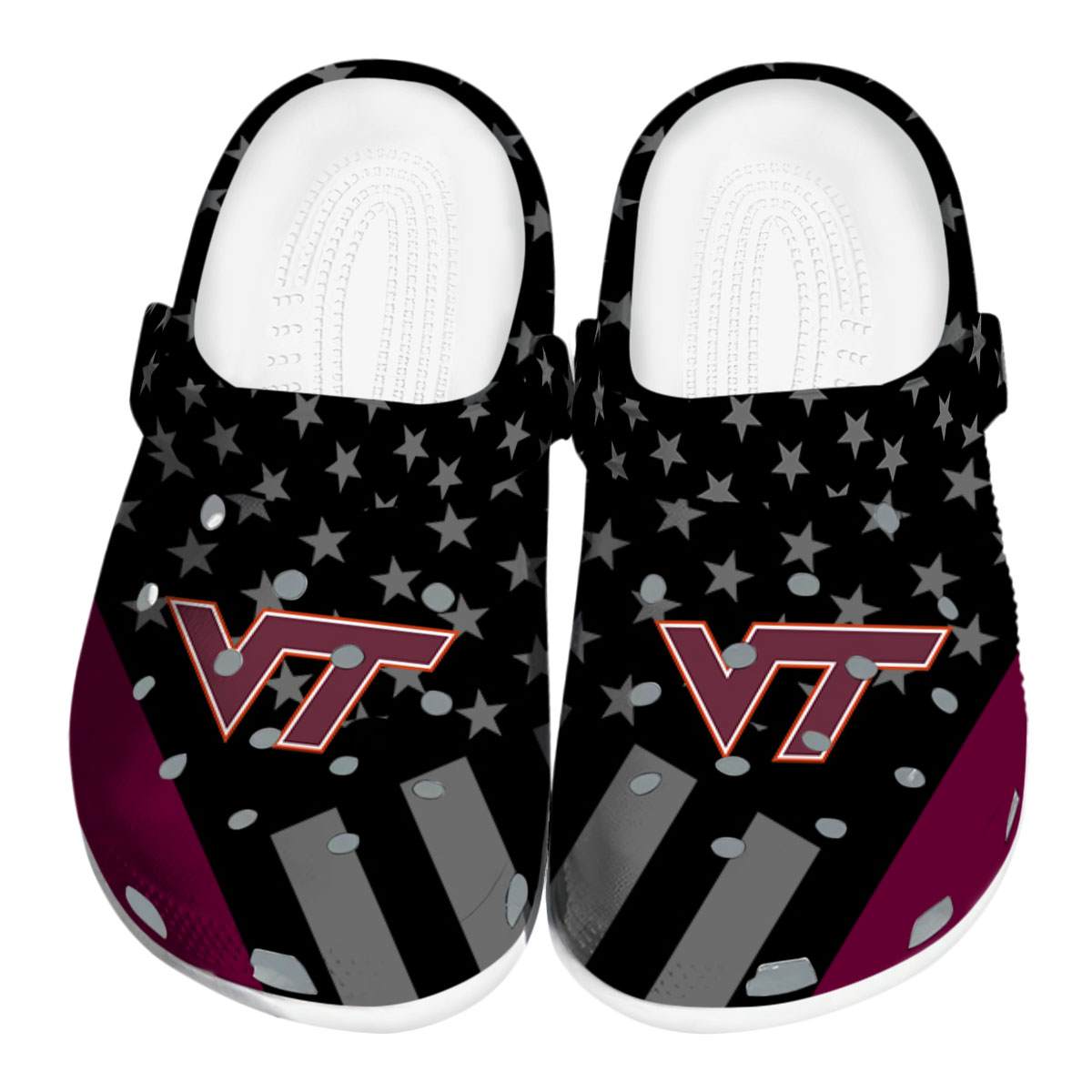 Virginia Tech Hokies 2025 NCAA Sport Crocs Clogs For Men Women and Kids - GNL1465351