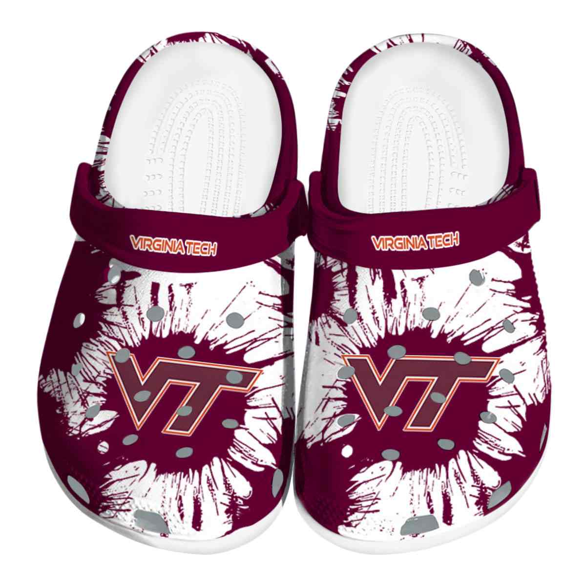 Virginia Tech Hokies 2025 NCAA Sport Crocs Clogs For Men Women and Kids - GNL1465330