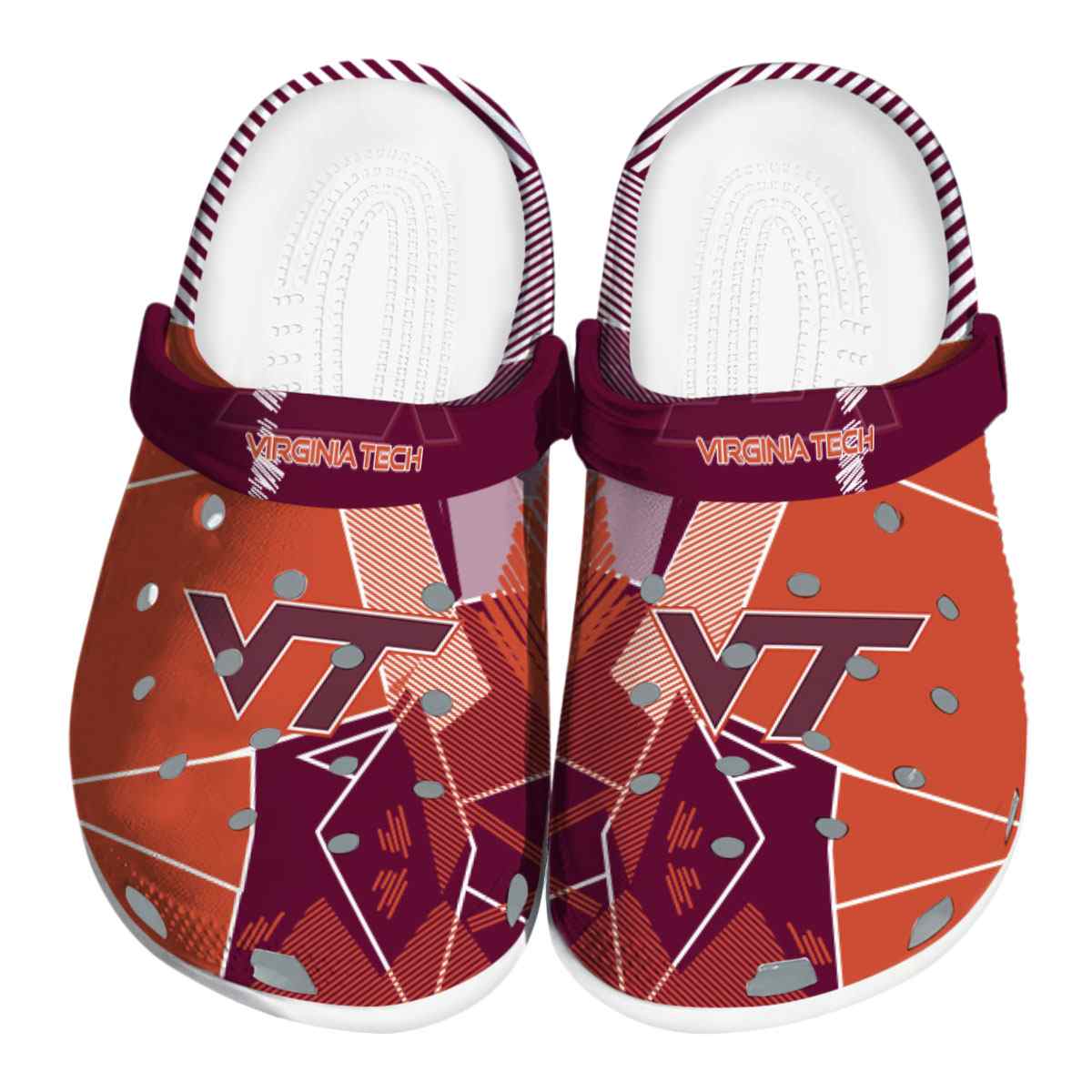 Virginia Tech Hokies 2025 NCAA Sport Crocs Clogs For Men Women and Kids - GNL1465345