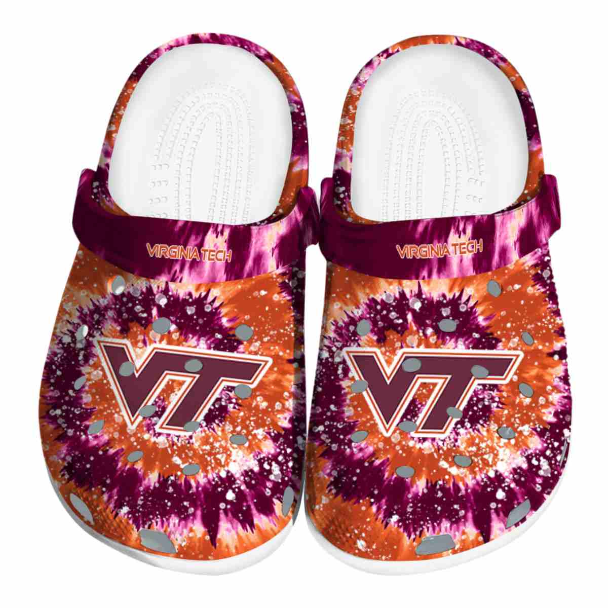 Virginia Tech Hokies 2025 NCAA Sport Crocs Clogs For Men Women and Kids - GNL1465348