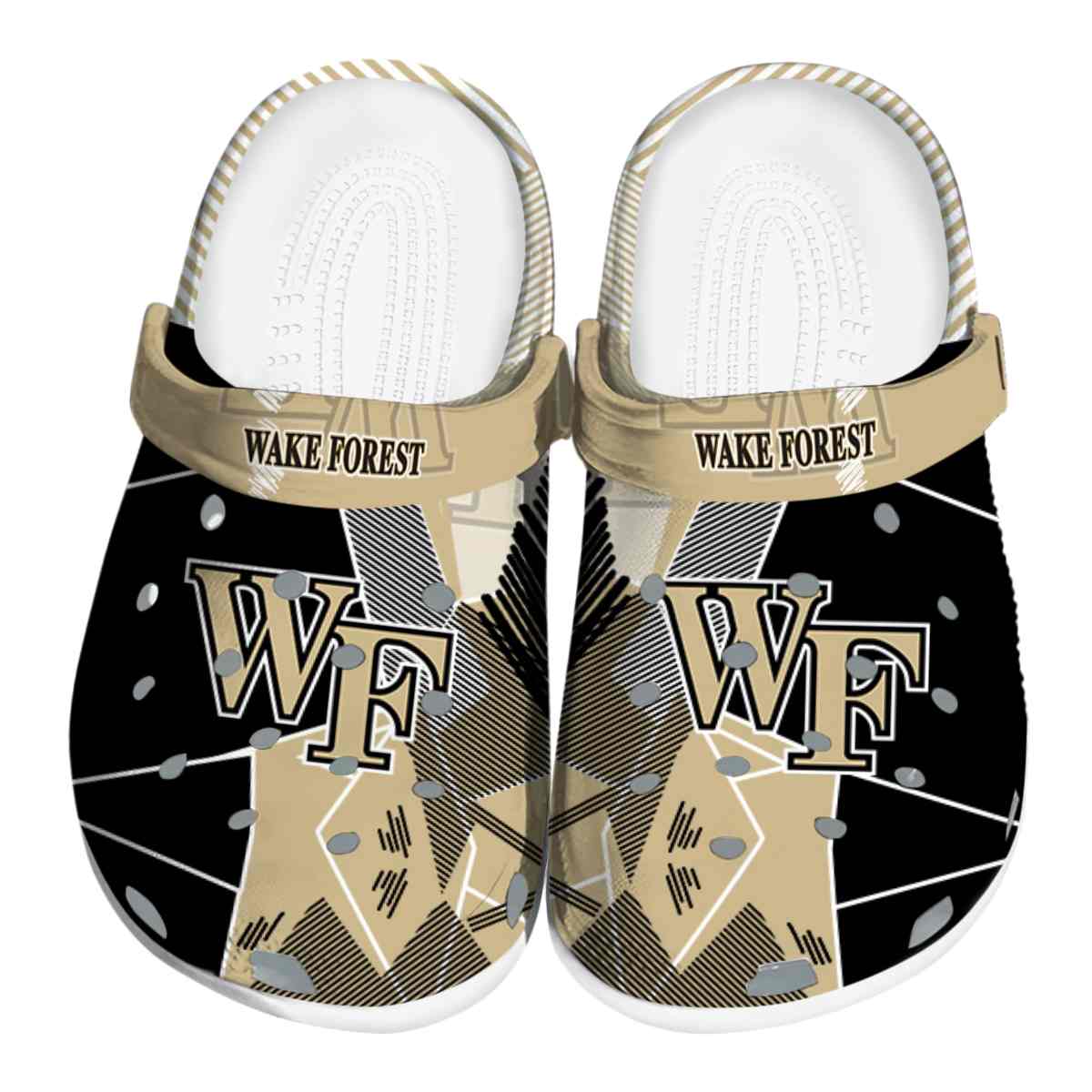 Wake Forest Demon Deacons 2025 NCAA Sport Crocs Clogs For Men Women and Kids - GNL1465362