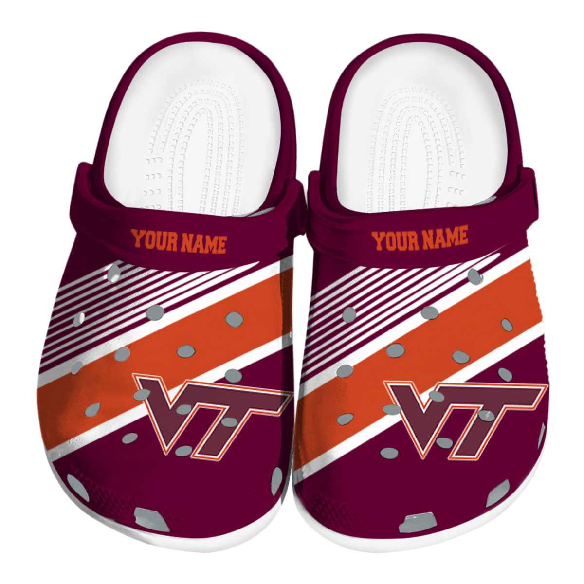 Virginia Tech Hokies 2025 NCAA Sport Crocs Clogs For Men Women and Kids - GNL1465371
