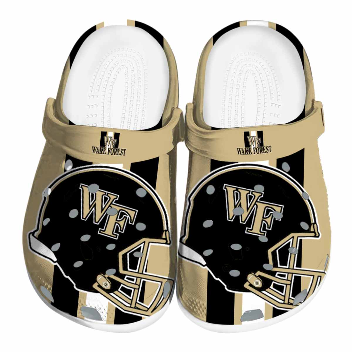 Wake Forest Demon Deacons 2025 NCAA Sport Crocs Clogs For Men Women and Kids - GNL1465363