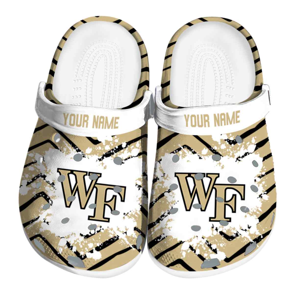 Wake Forest Demon Deacons 2025 NCAA Sport Crocs Clogs For Men Women and Kids - GNL1465354