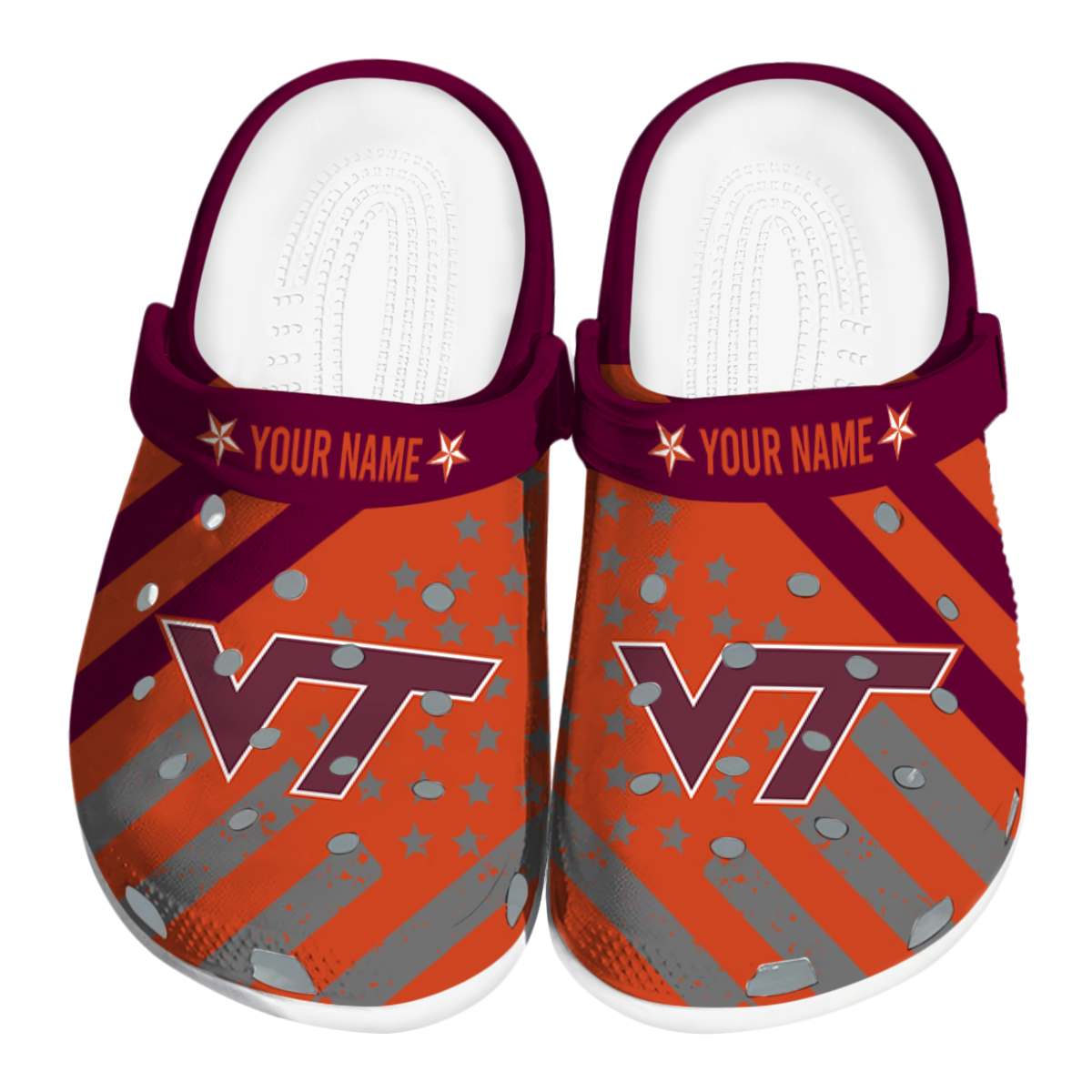 Virginia Tech Hokies 2025 NCAA Sport Crocs Clogs For Men Women and Kids - GNL1465381