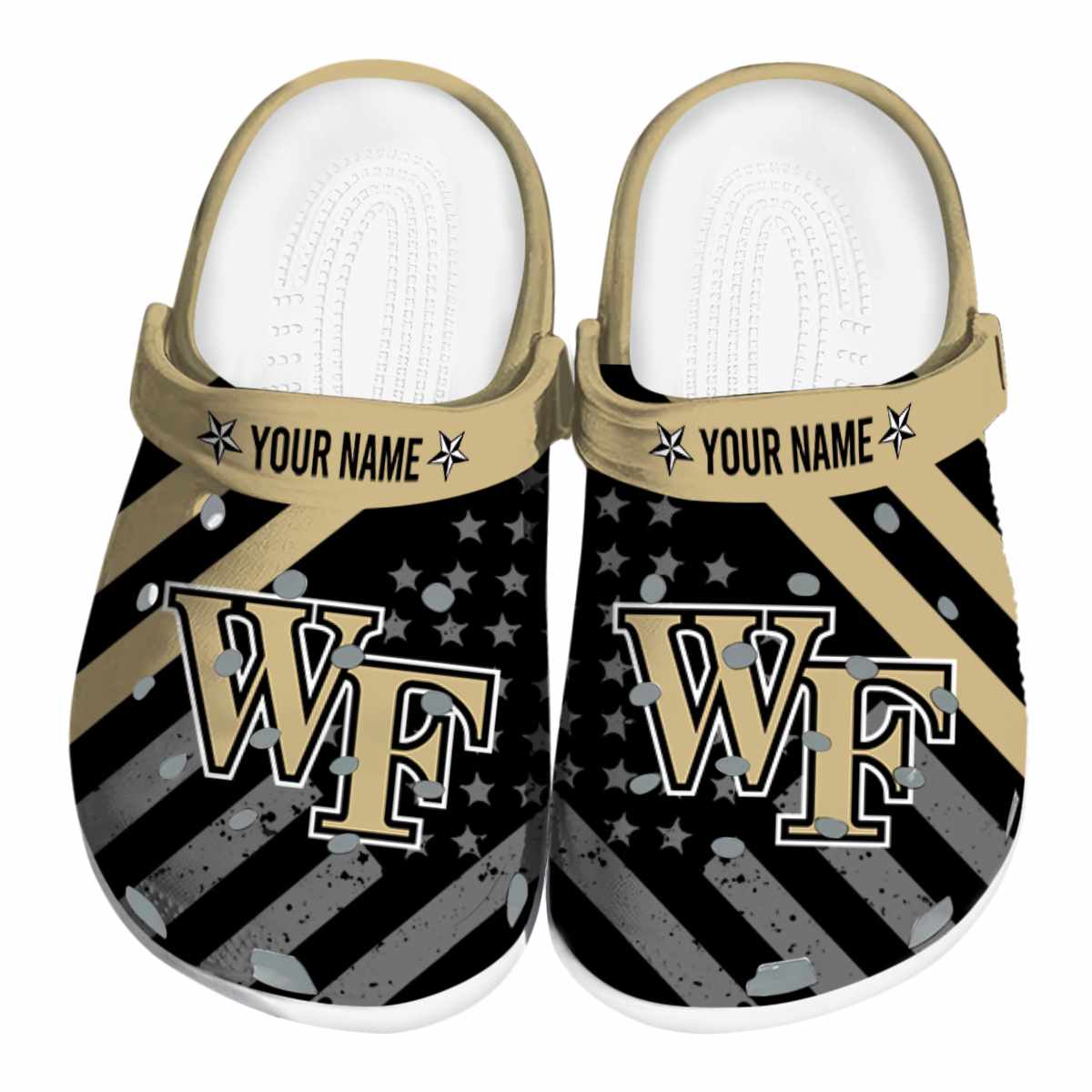 Wake Forest Demon Deacons 2025 NCAA Sport Crocs Clogs For Men Women and Kids - GNL1465377