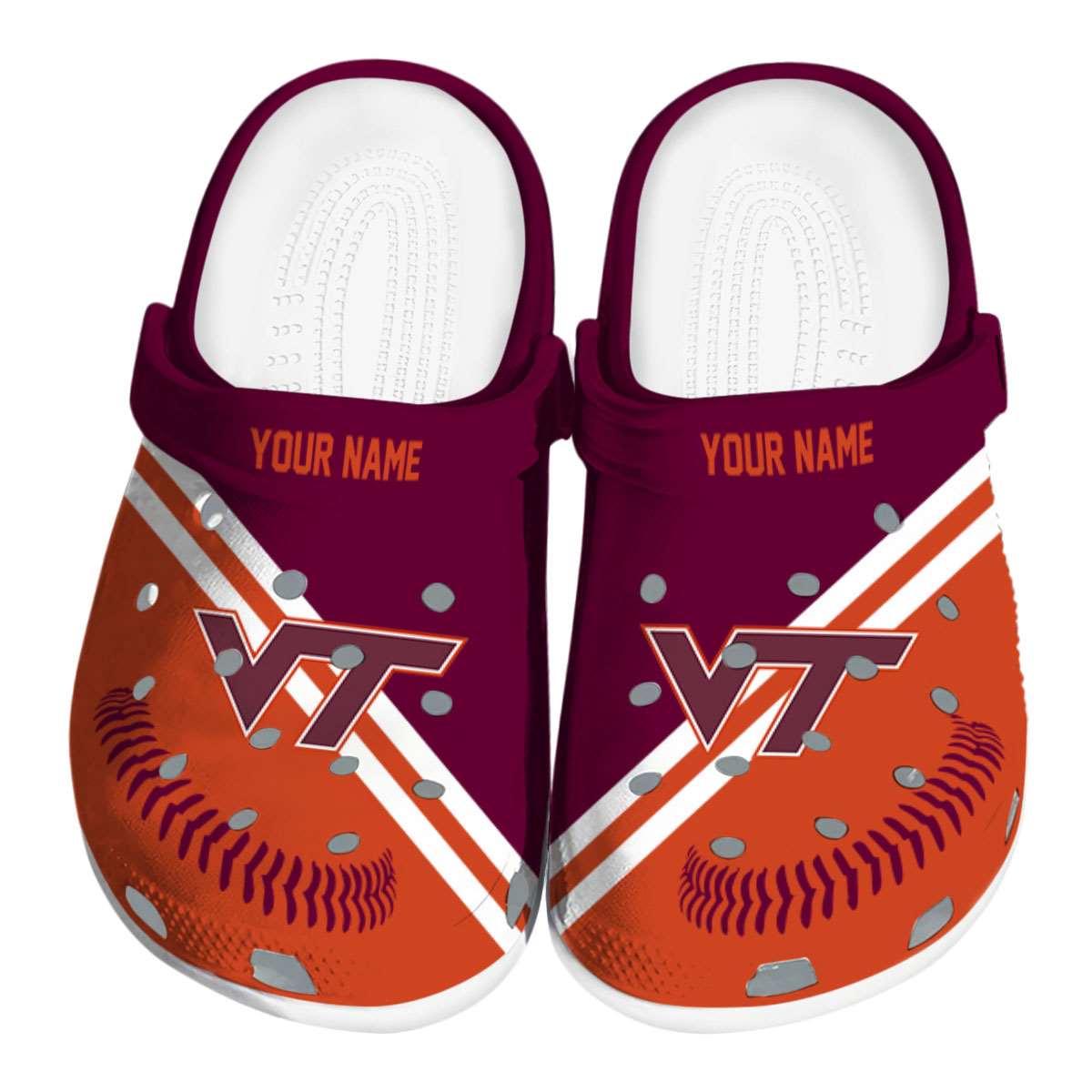 Virginia Tech Hokies 2025 NCAA Sport Crocs Clogs For Men Women and Kids - GNL1465379