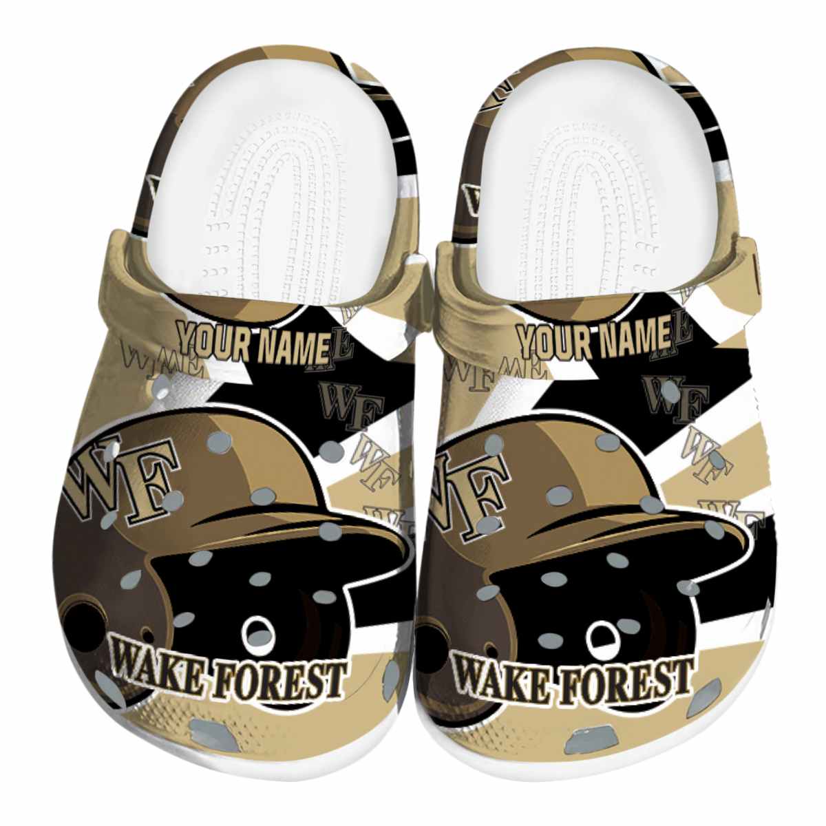 Wake Forest Demon Deacons 2025 NCAA Sport Crocs Clogs For Men Women and Kids - GNL1465392