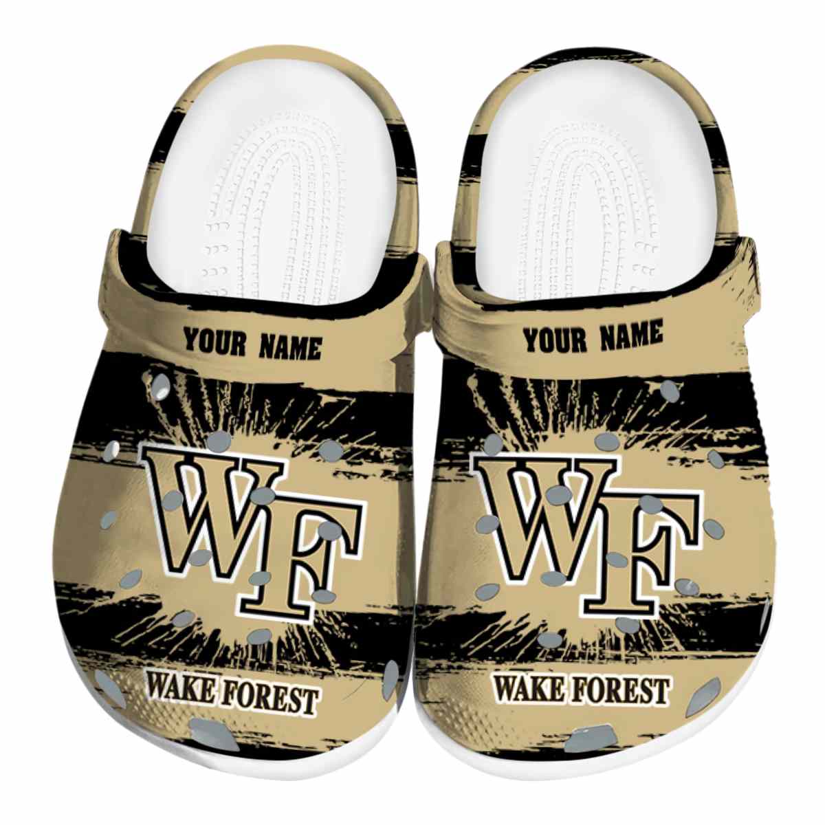 Wake Forest Demon Deacons 2025 NCAA Sport Crocs Clogs For Men Women and Kids - GNL1465385