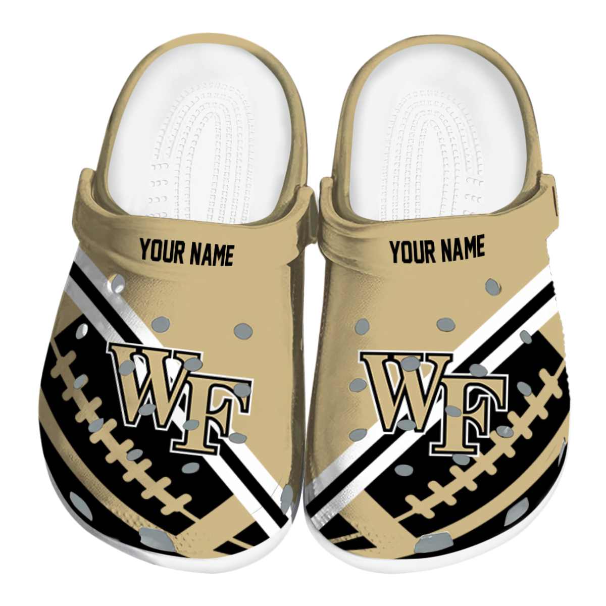 Wake Forest Demon Deacons 2025 NCAA Sport Crocs Clogs For Men Women and Kids - GNL1465387