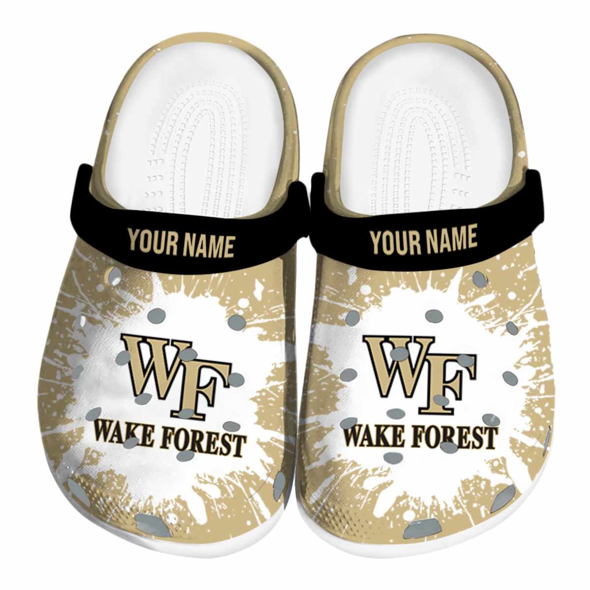 Wake Forest Demon Deacons 2025 NCAA Sport Crocs Clogs For Men Women and Kids - GNL1465391