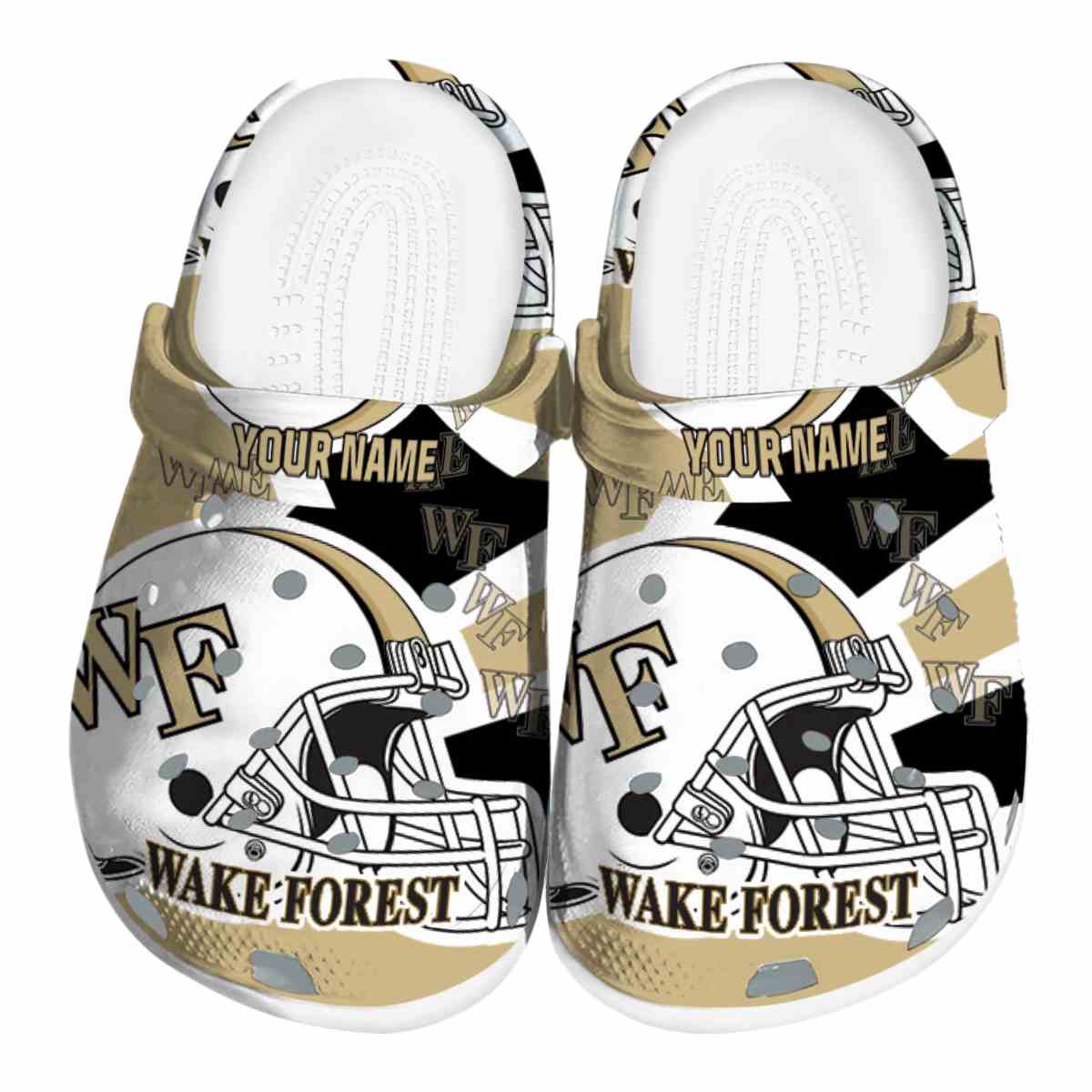 Wake Forest Demon Deacons 2025 NCAA Sport Crocs Clogs For Men Women and Kids - GNL1465407