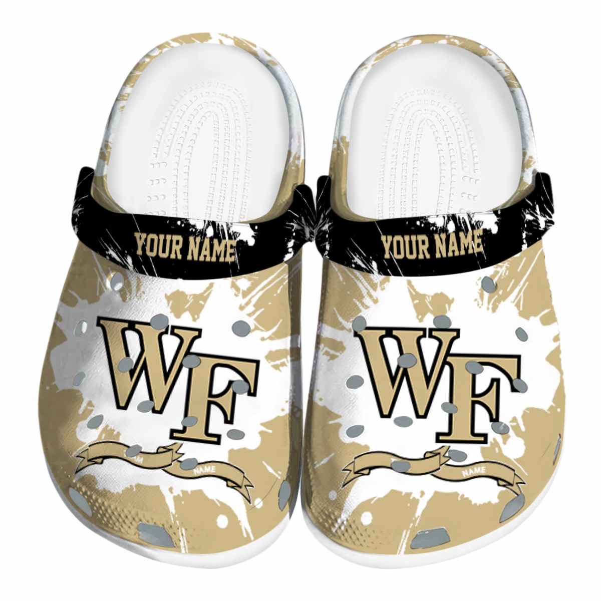 Wake Forest Demon Deacons 2025 NCAA Sport Crocs Clogs For Men Women and Kids - GNL1465386