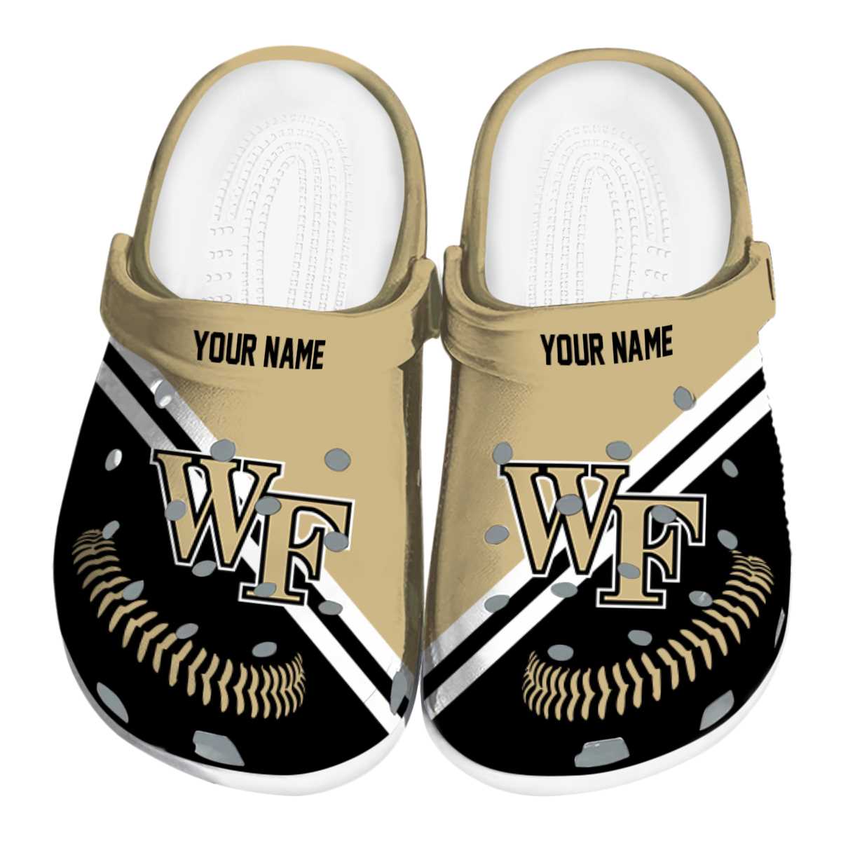 Wake Forest Demon Deacons 2025 NCAA Sport Crocs Clogs For Men Women and Kids - GNL1465402